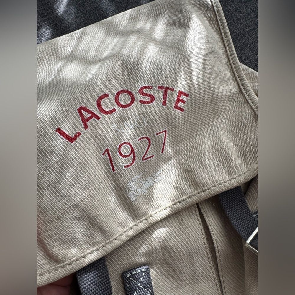 Lacoste Beige Backpack - Picture 10 of 10